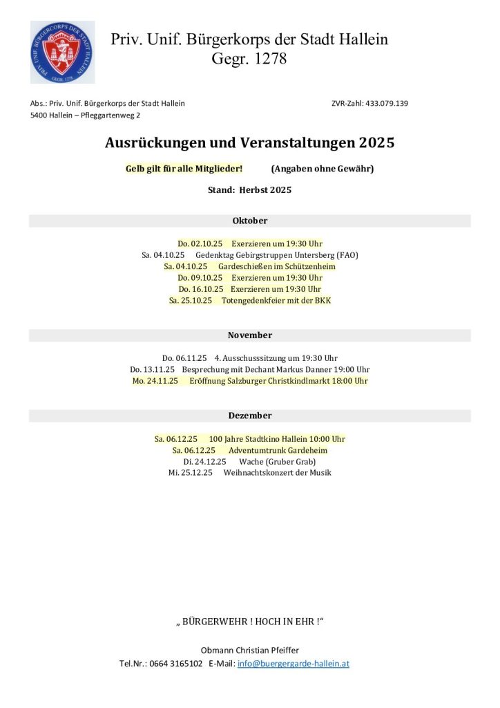 Gardeherbst 2025